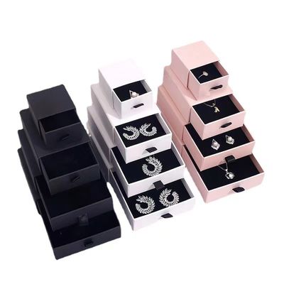 Colorful Matte Jewelry Packaging Boxes Gift Jewelry Storage Box Travel Jewelry Box