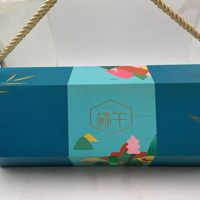 Custom Zongzi paper box eco custom handmade paper gift box luxury cardboard paper box with your logo gold foil