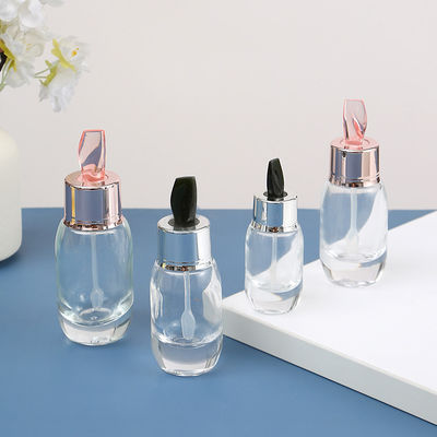 Rose Golden Essential Oil Container Thick Bottom Glass Dropper Bottles