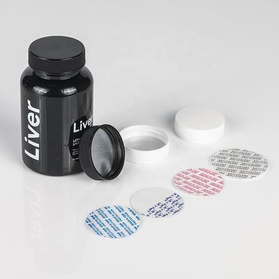 Wide Mouth Clear Blue Frosted Pill Supplement Capsules Empty Vitamin Plastic Bottle with Screw Cap Capsules Tablets PET Bottle