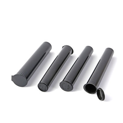 Custom Pop Top Plastic Pop Black Pop Tubes Squeeze Sides Tube Heat Transfer Printing Labeling Child Resistant Bottle Tubes