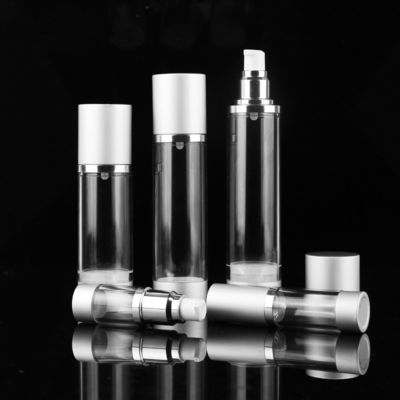10ml 15ml 30ml 50ml 80ml 100ml 120ml Silver Golden Matte Airless Pump Bottle Facial Cleanser Sealing Type PUMP SPRAYER