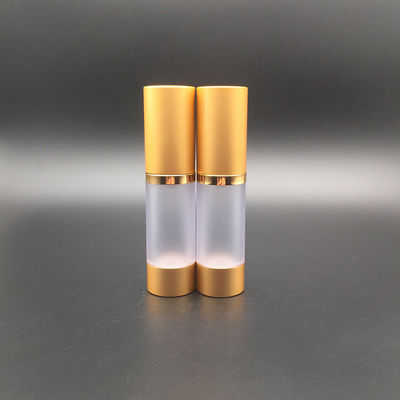 10ml 15ml 30ml 50ml 80ml 100ml 120ml Silver Golden Matte Airless Pump Bottle Facial Cleanser Sealing Type PUMP SPRAYER