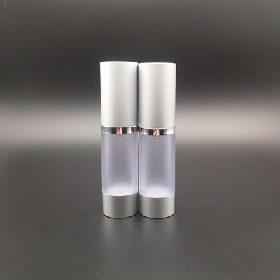 10ml 15ml 30ml 50ml 80ml 100ml 120ml Silver Golden Matte Airless Pump Bottle Facial Cleanser Sealing Type PUMP SPRAYER