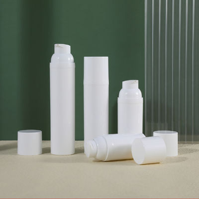 Customized Colors Skincare Airless Lotion Pump Bottle 1oz 2oz 3oz 4oz 5oz 8oz Matte White Airless Frosted for Serum Cream