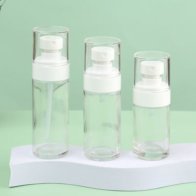 Cylinder 30 ml 50 ml 100 ml 120ml Empty Magnetic Perfume Spray Frosted Glass Bottle Supply with Customized Accepted Logo